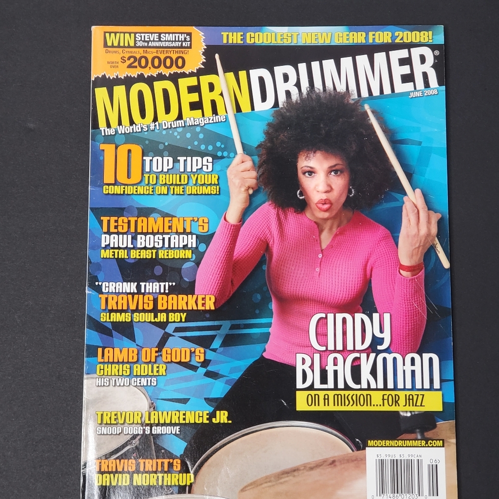 Modern Drummer Magazine June 2008